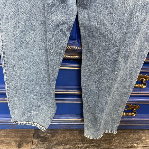 Vintage Levis SilverTab Jeans Mens 36x34 Light Wash Denim Loose Fit 90s - Picture 3 of 5